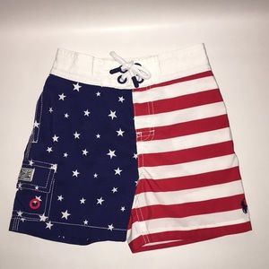 Ralph Lauren Flag swim shorts